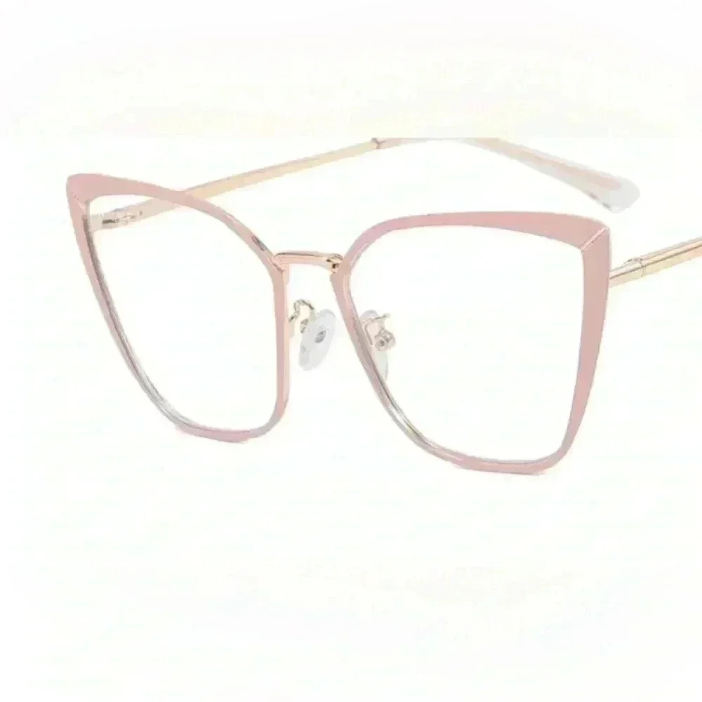 Cat Eye Glasses Pink Frames Fashionista